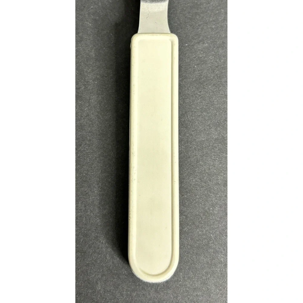 Mikasa Beige Cream Handle Flatware 17 Pcs MIS31 Plastic Fork Knife Spoon Retired
